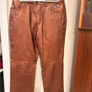 Harley-Davidson Brown Boot Cut Pants